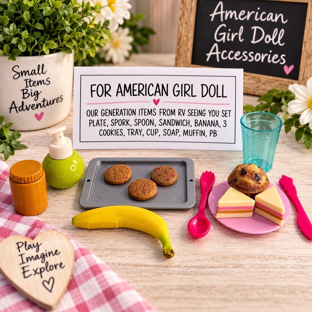 Our Generation RV Seeing You Doll Food Accessories for American Girl 18" Dolls